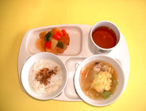 さわらとさつまいものケチャップからめ